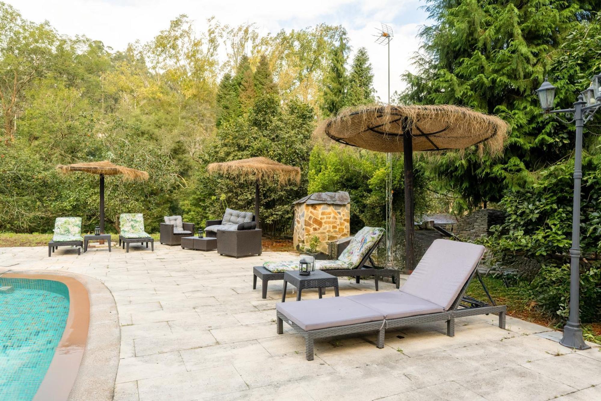 Villa En Asturias Con Cine, Piscina, Bbq, Juegos, 14 Pax Cobre Esterno foto